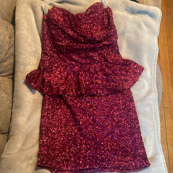 LA CITE sequin dress very elegant, Great for formals - Picture 1 of 7